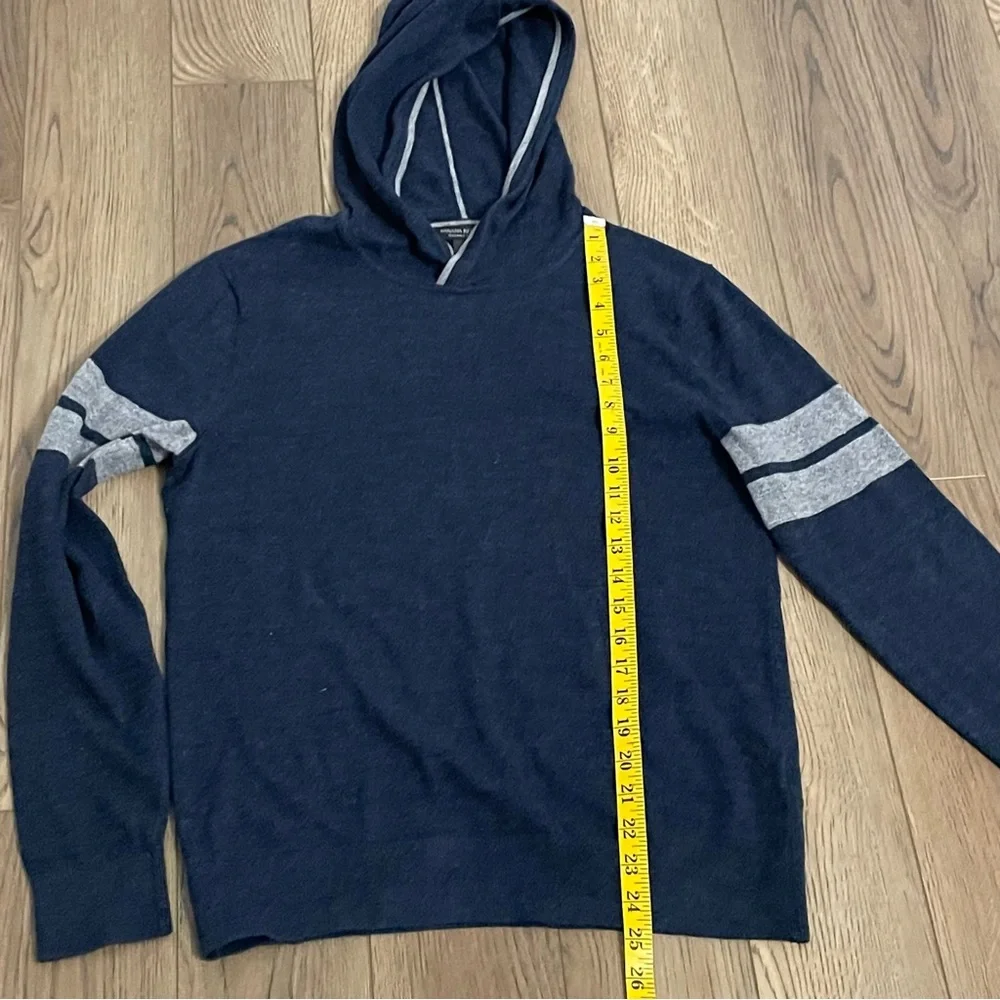 Banana Republic Organic Cotton Hooded‎ Sweater Blue